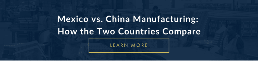 Mexico vs China Manufacturing Comparison